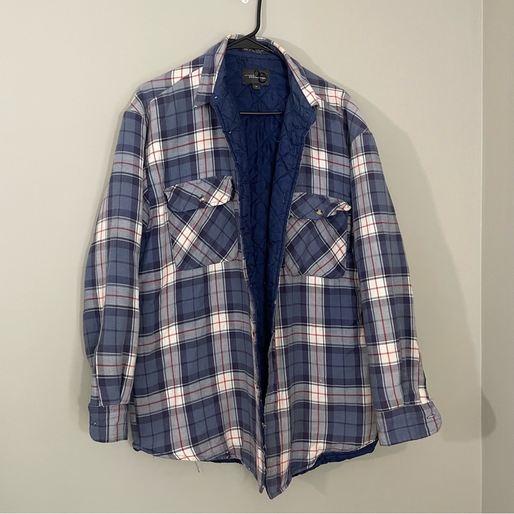 Vintage Juniper Plaid Button Down Jacket Size Medium